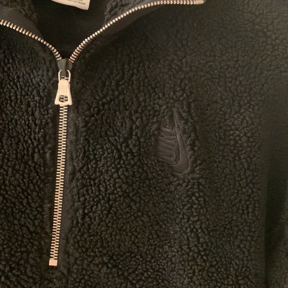 Nike Lab Essential Sherpa fleece half zip hoodie - Picture 4 of 5